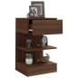 vidaXL Nachttische 2 Stk. Braun Eiche 40x35x65 cm Holzwerkstoff vidaXL Nachttische 2 Stk. Braun Eiche 40x35x65 cm Holzwerkstoff