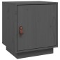 vidaXL Nachttisch Grau 40x34x45 cm Massivholz Kiefer vidaXL Nachttisch Grau 40x34x45 cm Massivholz Kiefer