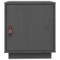 vidaXL Nachttisch Grau 40x34x45 cm Massivholz Kiefer vidaXL Nachttisch Grau 40x34x45 cm Massivholz Kiefer