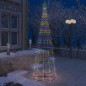 vidaXL Weihnachtskegelbaum 330 Bunte LEDs Dekoration 100x300 cm vidaXL Weihnachtskegelbaum 330 Bunte LEDs Dekoration 100x300 cm