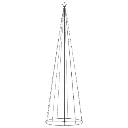 vidaXL Weihnachtskegelbaum 330 Bunte LEDs Dekoration 100x300 cm