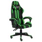 Gaming-Stuhl Schwarz und Grün Kunstleder Gaming-Stuhl Schwarz und Grün Kunstleder