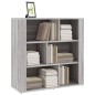 vidaXL Sideboard Grau Sonoma 80x30x80 cm Holzwerkstoff vidaXL Sideboard Grau Sonoma 80x30x80 cm Holzwerkstoff
