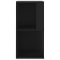 vidaXL Eckregal Schwarz 33x33x67 cm Holzwerkstoff vidaXL Eckregal Schwarz 33x33x67 cm Holzwerkstoff