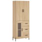 Highboard Sonoma-Eiche 69,5x34x180 cm Holzwerkstoff Highboard Sonoma-Eiche 69,5x34x180 cm Holzwerkstoff