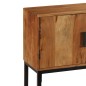 vidaXL Sideboard Braun 110x30x70 cm Massivholz Akazie vidaXL Sideboard Braun 110x30x70 cm Massivholz Akazie