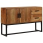 vidaXL Sideboard Braun 110x30x70 cm Massivholz Akazie vidaXL Sideboard Braun 110x30x70 cm Massivholz Akazie
