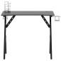 vidaXL Gaming-Schreibtisch mit Y-Gestell Schwarz 90x60x75 cm vidaXL Gaming-Schreibtisch mit Y-Gestell Schwarz 90x60x75 cm