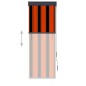 vidaXL Außenrollo 60 x 250 cm Orange und Braun vidaXL Außenrollo 60 x 250 cm Orange und Braun
