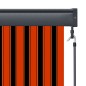 vidaXL Außenrollo 60 x 250 cm Orange und Braun vidaXL Außenrollo 60 x 250 cm Orange und Braun