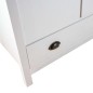 vidaXL Kleiderschrank mit 2 Türen Hill Weiß 89x50x170 cm Kiefernholz vidaXL Kleiderschrank mit 2 Türen Hill Weiß 89x50x170 cm Kiefernholz