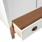 vidaXL Kleiderschrank mit 2 Türen Hill Weiß 89x50x170 cm Kiefernholz vidaXL Kleiderschrank mit 2 Türen Hill Weiß 89x50x170 cm Kiefernholz
