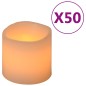 vidaXL Elektrische LED-Kerzen 50 Stk. Warmweiß vidaXL Elektrische LED-Kerzen 50 Stk. Warmweiß