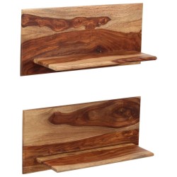 vidaXL Wandregale 2 Stk. 58 x 26 x 20 cm Massivholz