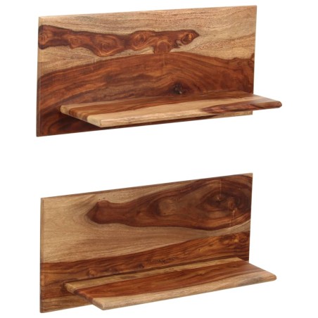 vidaXL Wandregale 2 Stk. 58 x 26 x 20 cm Massivholz