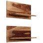 vidaXL Wandregale 2 Stk. 58 x 26 x 20 cm Massivholz vidaXL Wandregale 2 Stk. 58 x 26 x 20 cm Massivholz