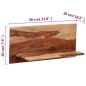 vidaXL Wandregale 2 Stk. 58 x 26 x 20 cm Massivholz vidaXL Wandregale 2 Stk. 58 x 26 x 20 cm Massivholz