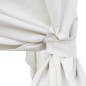 Outdoor-Loungebett mit Vorhang Poly Rattan Braun Outdoor-Loungebett mit Vorhang Poly Rattan Braun