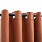 vidaXL Verdunkelungsvorhänge mit Metallösen 2 Stk. Rostbraun 140x245 cm vidaXL Verdunkelungsvorhänge mit Metallösen 2 Stk. Rostbraun 140x245 cm