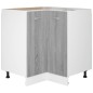 vidaXL Küchenschrank Grau Sonoma 75,5x75,5x80,5 cm Holzwerkstoff vidaXL Küchenschrank Grau Sonoma 75,5x75,5x80,5 cm Holzwerkstoff