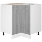 vidaXL Küchenschrank Grau Sonoma 75,5x75,5x80,5 cm Holzwerkstoff vidaXL Küchenschrank Grau Sonoma 75,5x75,5x80,5 cm Holzwerkstoff