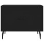 vidaXL Couchtische 2 Stk. Schwarz 50x50x40 cm Holzwerkstoff