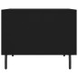 vidaXL Couchtische 2 Stk. Schwarz 50x50x40 cm Holzwerkstoff