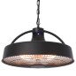 Sunred Deckenheizstrahler Retro 2100 W Halogen Schwarz RSH17 Sunred Deckenheizstrahler Retro 2100 W Halogen Schwarz RSH17