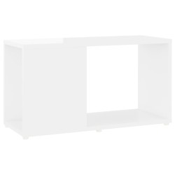 vidaXL TV-Schrank Hochglanz-Weiß 60x24x32 cm Holzwerkstoff