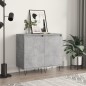 vidaXL Sideboards 2 Stk. Betongrau 40x35x70 cm Holzwerkstoff vidaXL Sideboards 2 Stk. Betongrau 40x35x70 cm Holzwerkstoff
