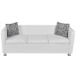 vidaXL Sofa-Set Kunstleder 3-Sitzer + 2-Sitzer Weiß vidaXL Sofa-Set Kunstleder 3-Sitzer + 2-Sitzer Weiß
