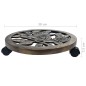 vidaXL Pflanzenroller 6 Stk. Bronze 38 cm Kunststoff vidaXL Pflanzenroller 6 Stk. Bronze 38 cm Kunststoff