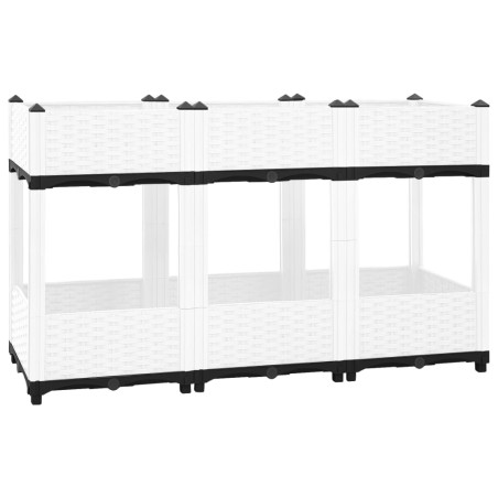vidaXL Hochbeet 120x40x71 cm Polypropylen