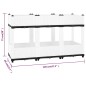 vidaXL Hochbeet 120x40x71 cm Polypropylen vidaXL Hochbeet 120x40x71 cm Polypropylen