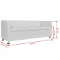 vidaXL Sofa-Set Kunstleder 3-Sitzer + 2-Sitzer Weiß vidaXL Sofa-Set Kunstleder 3-Sitzer + 2-Sitzer Weiß