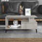 vidaXL Couchtisch Betongrau 90x49x45 cm Holzwerkstoff vidaXL Couchtisch Betongrau 90x49x45 cm Holzwerkstoff