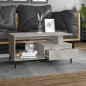 vidaXL Couchtisch Betongrau 90x49x45 cm Holzwerkstoff vidaXL Couchtisch Betongrau 90x49x45 cm Holzwerkstoff