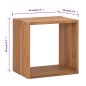 vidaXL Nachttisch 40x30x40 cm Teak Massivholz vidaXL Nachttisch 40x30x40 cm Teak Massivholz