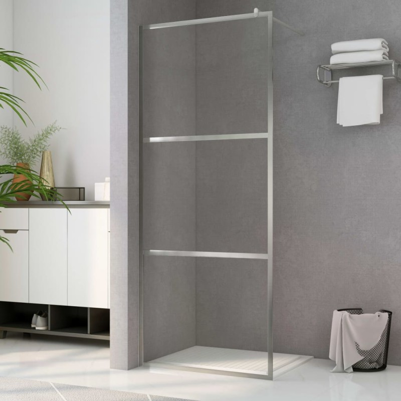 vidaXL Duschwand für Begehbare Dusche mit Klarem ESG-Glas 80x195 cm vidaXL Duschwand für Begehbare Dusche mit Klarem ESG-Glas 80x195 cm