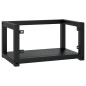 vidaXL Badezimmer Wand-Waschtischgestell Schwarz 59x38x31 cm Eisen vidaXL Badezimmer Wand-Waschtischgestell Schwarz 59x38x31 cm Eisen