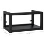 vidaXL Badezimmer Wand-Waschtischgestell Schwarz 59x38x31 cm Eisen vidaXL Badezimmer Wand-Waschtischgestell Schwarz 59x38x31 cm Eisen