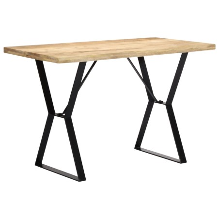 vidaXL Esstisch 120 x 60 x 76 cm Massivholz Mango 