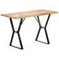 vidaXL Esstisch 120 x 60 x 76 cm Massivholz Mango vidaXL Esstisch 120 x 60 x 76 cm Massivholz Mango