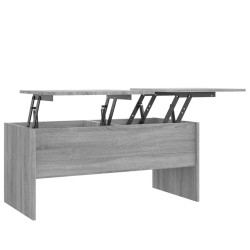 vidaXL Couchtisch Grau Sonoma 102x50,5x46,5 cm Holzwerkstoff
