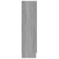 vidaXL Vitrinenschrank Grau Sonoma 82,5x30,5x115 cm Holzwerkstoff vidaXL Vitrinenschrank Grau Sonoma 82,5x30,5x115 cm Holzwerkstoff