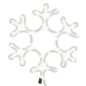 vidaXL LED-Silhouette Schneeflocke 48 LEDs Warmweiß 27x27 cm vidaXL LED-Silhouette Schneeflocke 48 LEDs Warmweiß 27x27 cm