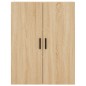 Highboard Sonoma-Eiche 69,5x34x180 cm Holzwerkstoff Highboard Sonoma-Eiche 69,5x34x180 cm Holzwerkstoff