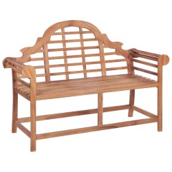 vidaXL Gartenbank 127x58,5x92,5 cm Massivholz Teak