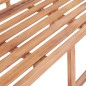 vidaXL Gartenbank 127x58,5x92,5 cm Massivholz Teak vidaXL Gartenbank 127x58,5x92,5 cm Massivholz Teak