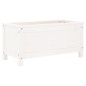 vidaXL Pflanzkübel Weiß 82,5x40x39 cm Massivholz Kiefer vidaXL Pflanzkübel Weiß 82,5x40x39 cm Massivholz Kiefer
